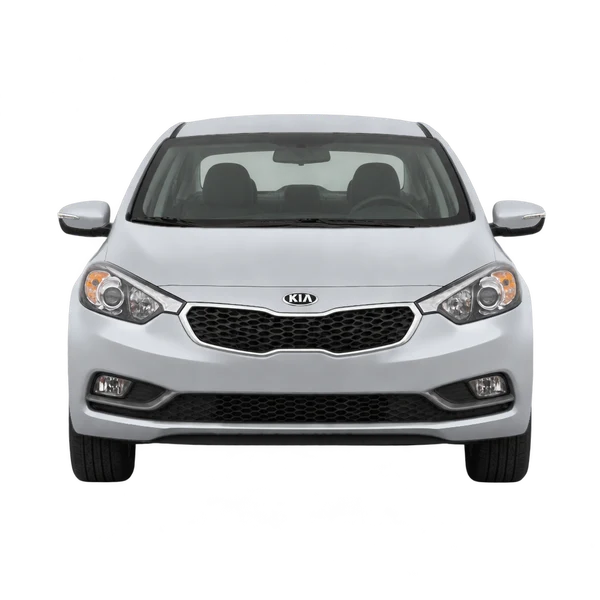 Kia Forte 2016 prata, vista frente