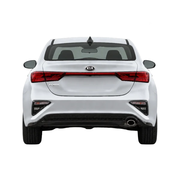 Kia Forte 2022 argent, vue arrière
