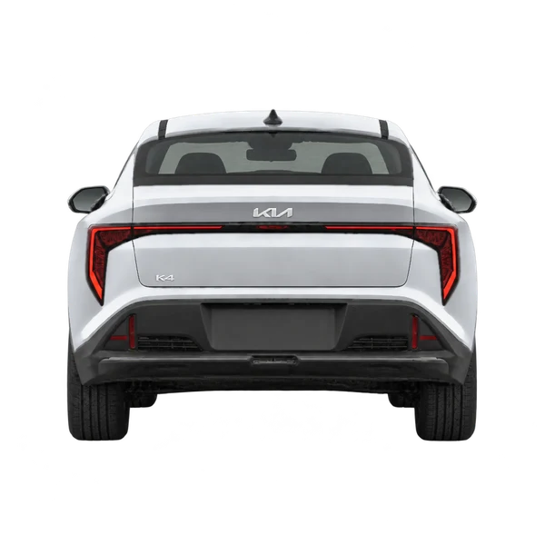 Kia K4 2026 argent, vue arrière