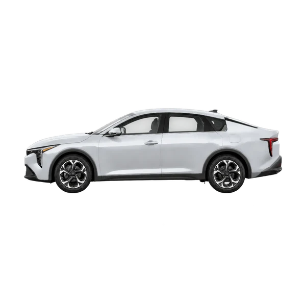 Kia K4 2026 argent, vue profil (tourné vers la droite)