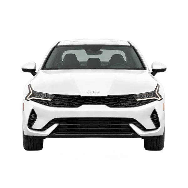 2022 Kia K5 in weiß, Ansicht: Front