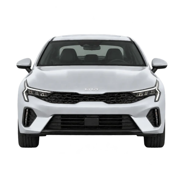 Kia K5 2026 prata, vista frente