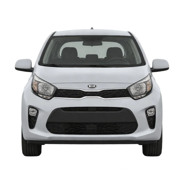 Kia Picanto 2020 prata, vista frente