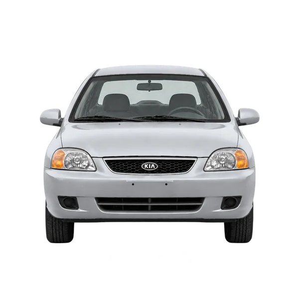 2000 Kia Rio in Silber, Ansicht: Front