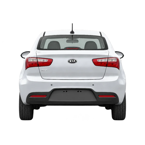 2013 Kia Rio in Silber, Ansicht: Heck