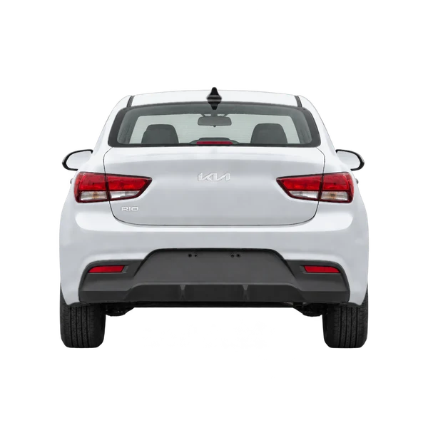 シルバーの2025 Kia Rio(リアビュー)
