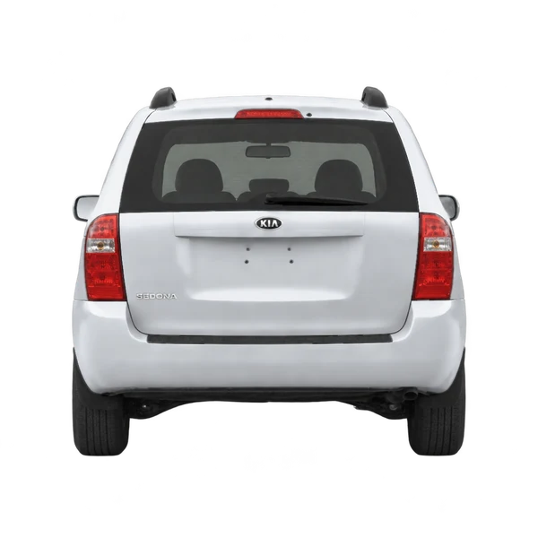 2014 Kia Sedona in Silber, Ansicht: Heck
