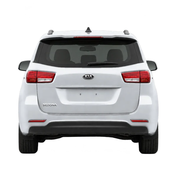 2021 Kia Sedona in Silber, Ansicht: Heck