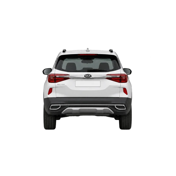 Kia Seltos 2020 branco, vista traseira
