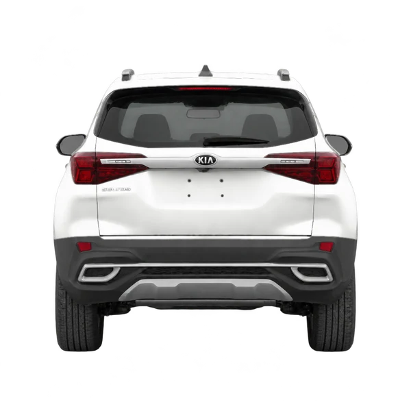 2022 Kia Seltos in weiß, Ansicht: Heck