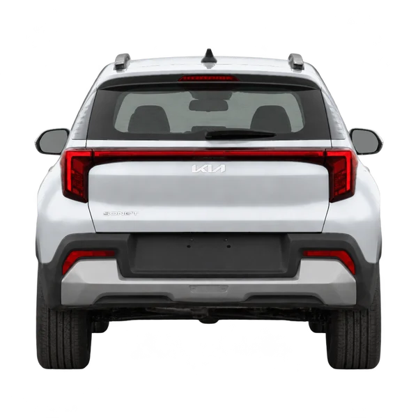 Kia Sonet 2026 argent, vue arrière