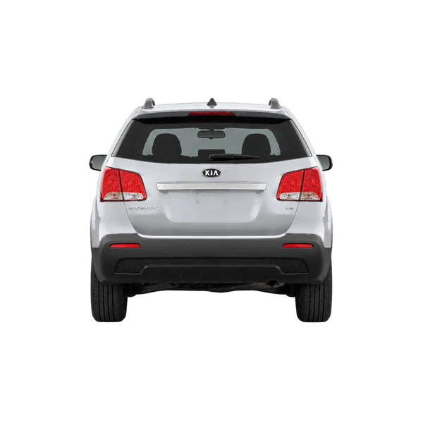 Kia Sorento 2011 prata, vista traseira