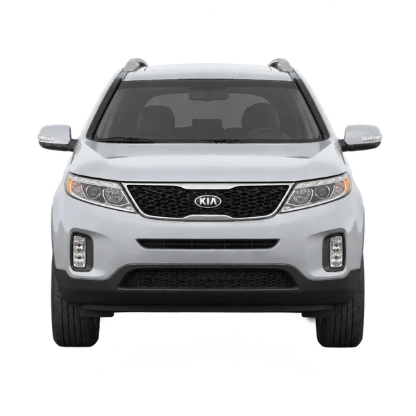 Kia Sorento 2015 prata, vista frente