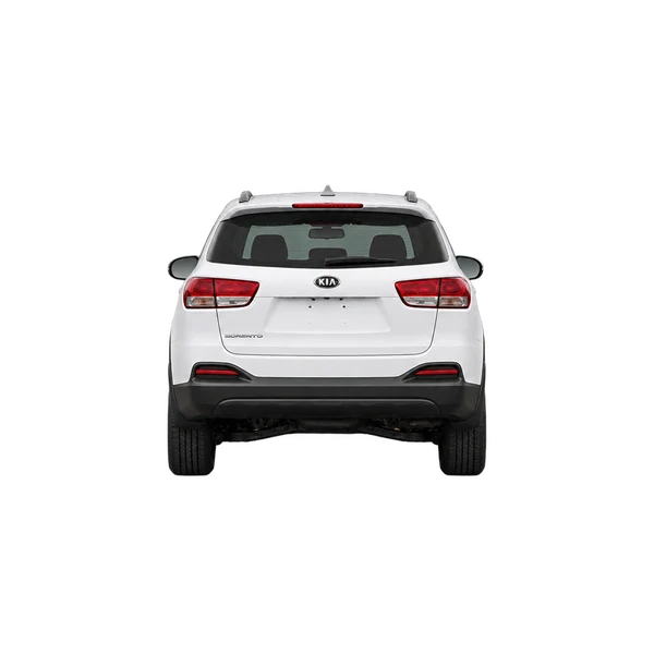 Kia Sorento 2018 en blanco, vista trasera