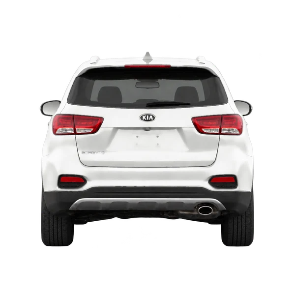 2020 Kia Sorento in weiß, Ansicht: Heck