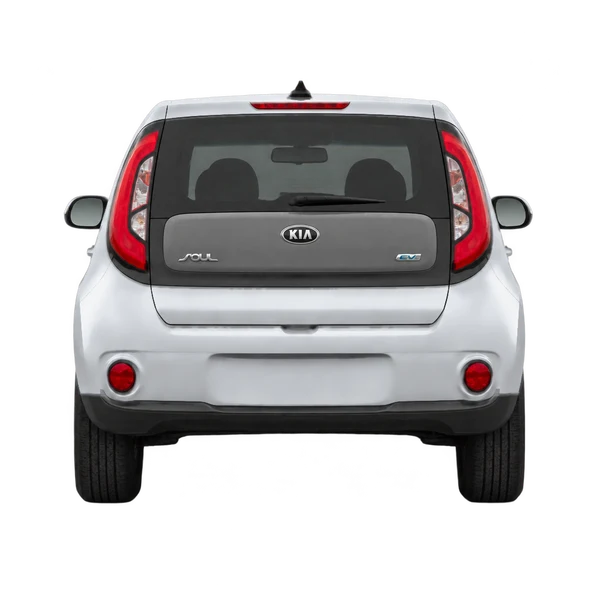 2015 Kia Soul EV in Silber, Ansicht: Heck