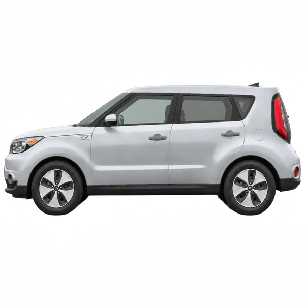 2015 Kia Soul EV in Silber, Ansicht: Seite (nach links gerichtet)