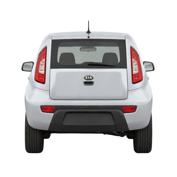 2011 Kia Soul in Silber, Ansicht: Heck