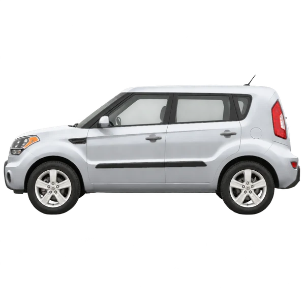 2012 Kia Soul in Silber, Ansicht: Seite (nach links gerichtet)