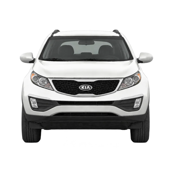 2012 Kia Sportage in weiß, Ansicht: Front