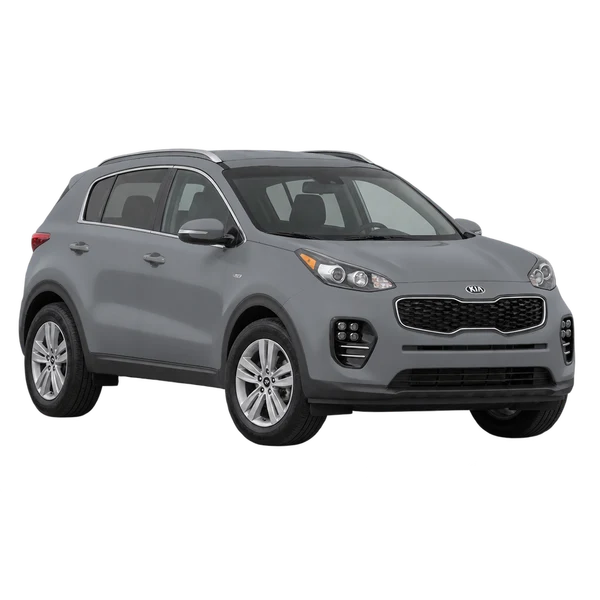 2020 Kia Sportage in Grau, Ansicht: Dreiviertelansicht vorne (nach links gerichtet)