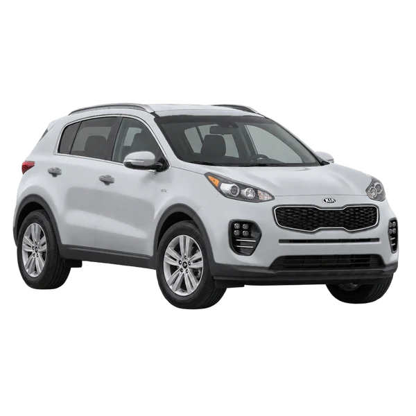 Kia Sportage 2021 argent, vue trois-quarts avant (orienté vers la gauche)