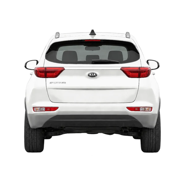 Kia Sportage 2021 blanc, vue arrière