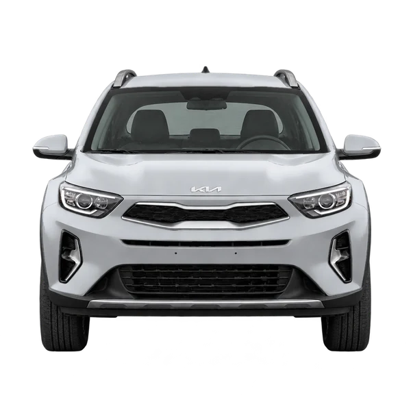 Kia Stonic 2024 prata, vista frente