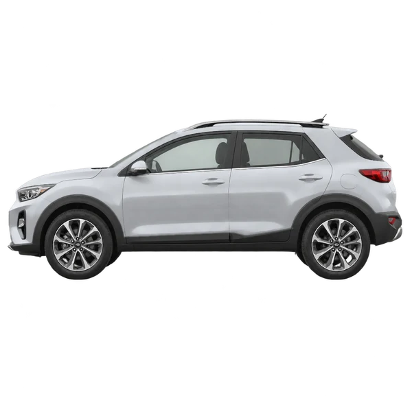 silver 2026 Kia Stonic side (facing left) view