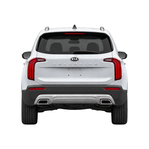 2021 Kia Telluride in Silber, Ansicht: Heck