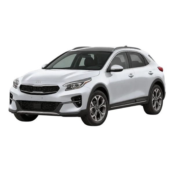 2020 Kia Xceed in Silber, Ansicht: Dreiviertelansicht vorne (nach links gerichtet)