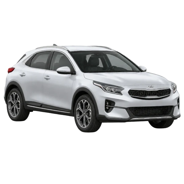 2021 Kia Xceed in Silber, Ansicht: Dreiviertelansicht vorne (nach links gerichtet)