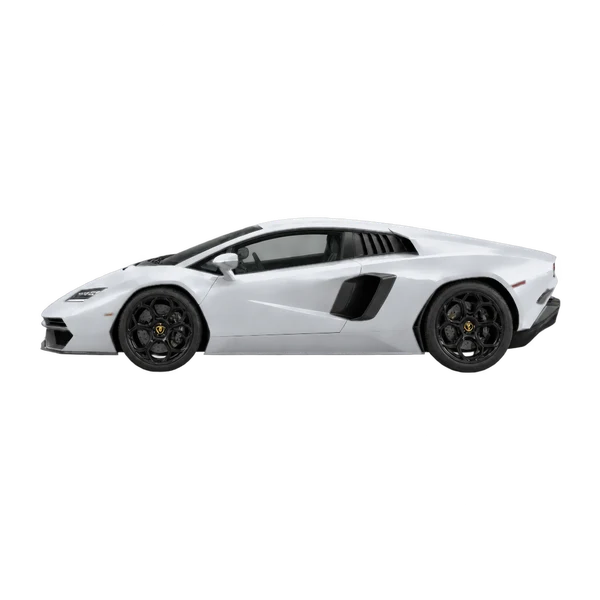 2022 Lamborghini Countach in Silber, Ansicht: Seite (nach links gerichtet)