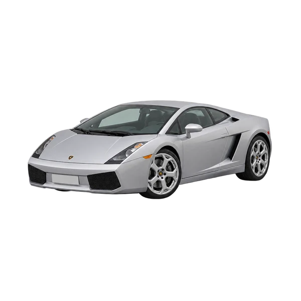 Lamborghini Gallardo 2014 prata, vista dianteira em três quartos (voltada para a esquerda)