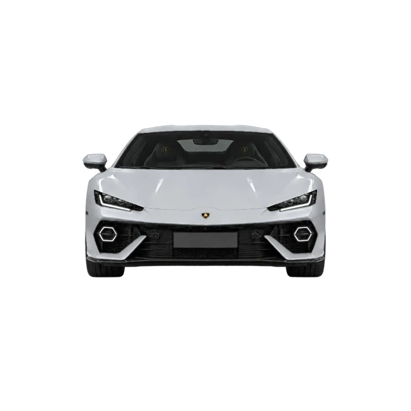 シルバーの2027 Lamborghini Temerario（正面ビュー）