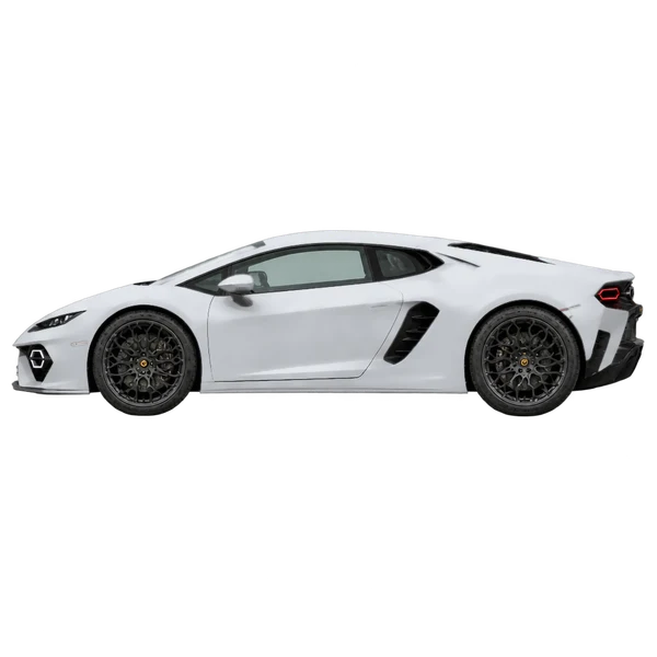 シルバーの2027 Lamborghini Temerario（側面（左向き）ビュー）