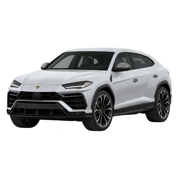 2021 Lamborghini Urus in Silber, Ansicht: Dreiviertelansicht vorne (nach links gerichtet)
