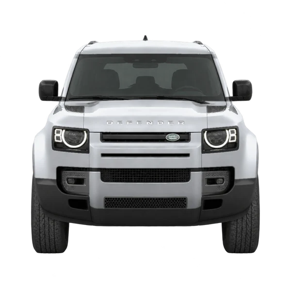 2023 Land Rover Defender in Silber, Ansicht: Front