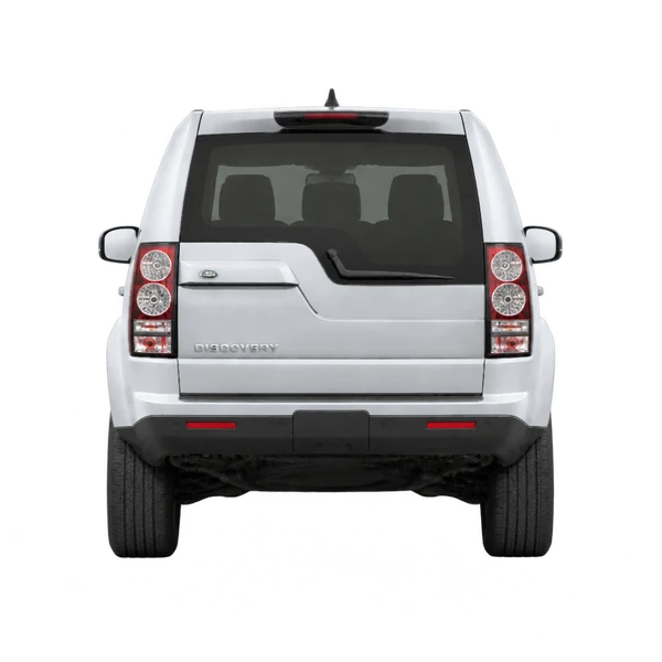 Land Rover Discovery 2016 prata, vista traseira