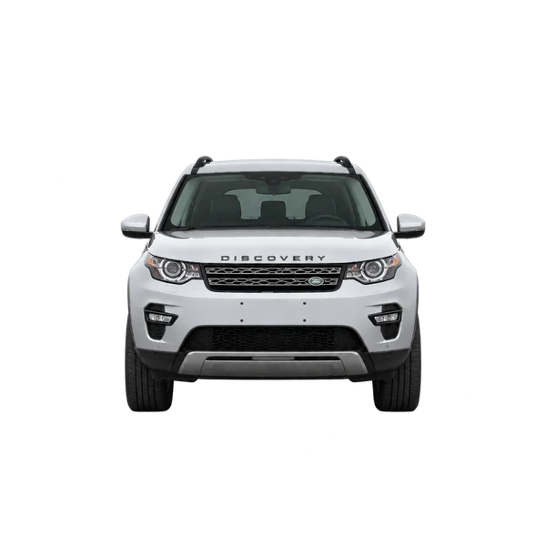 silver 2017 Land Rover Discovery front view