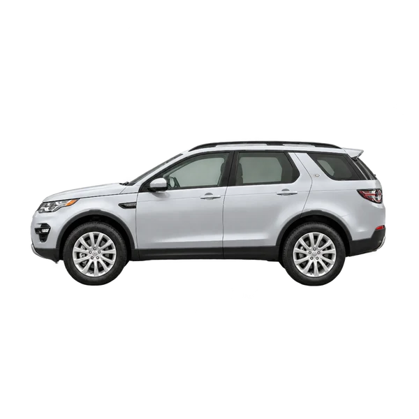 2022 Land Rover Discovery in Silber, Ansicht: Seite (nach links gerichtet)