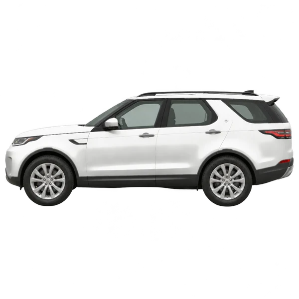 2022 Land Rover Discovery in weiß, Ansicht: Seite (nach links gerichtet)