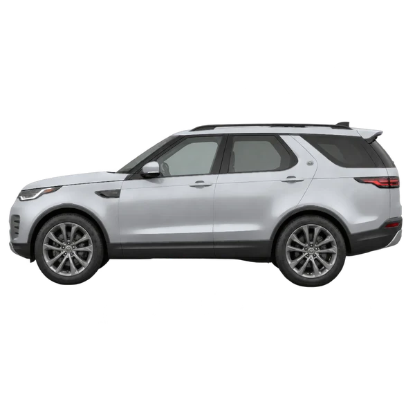 2027 Land Rover Discovery in Silber, Ansicht: Seite (nach links gerichtet)
