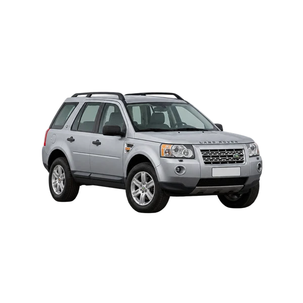 2013 Land Rover LR2 in Silber, Ansicht: Dreiviertelansicht vorne (nach links gerichtet)