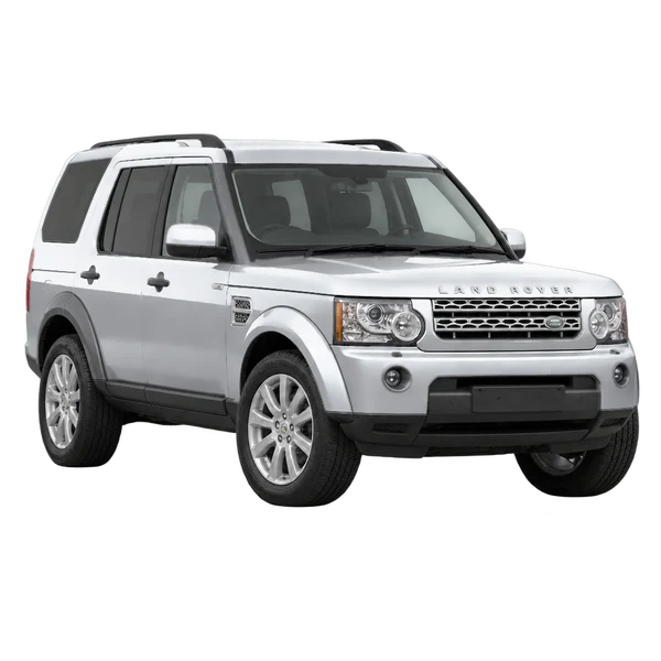 2016 Land Rover LR4 in Silber, Ansicht: Dreiviertelansicht vorne (nach links gerichtet)