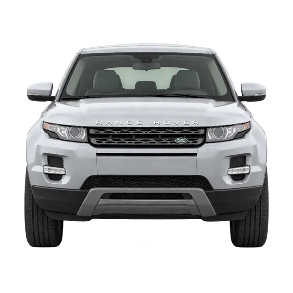 2014 Land Rover Range Rover Evoque in Silber, Ansicht: Front