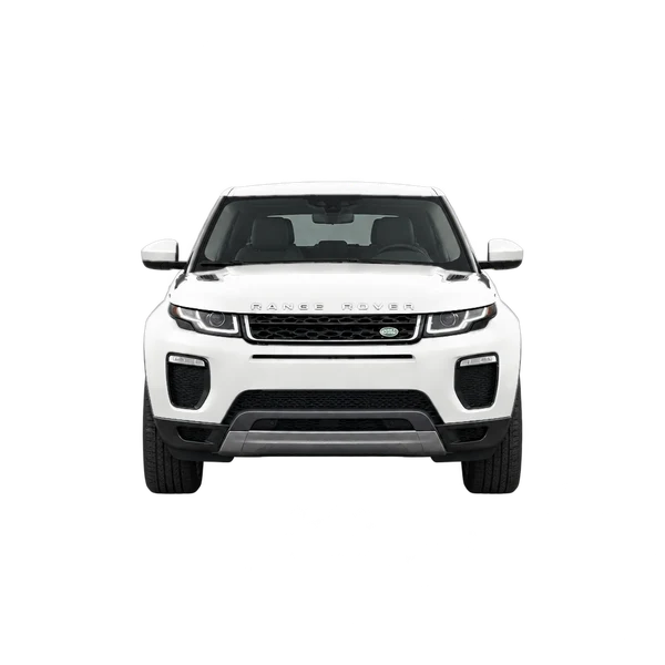 Land Rover Range Rover Evoque 2019 باللون أبيض، منظر أمامي