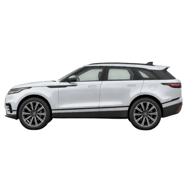 Land Rover Range Rover Velar 2016 argent, vue côté (vers la gauche)