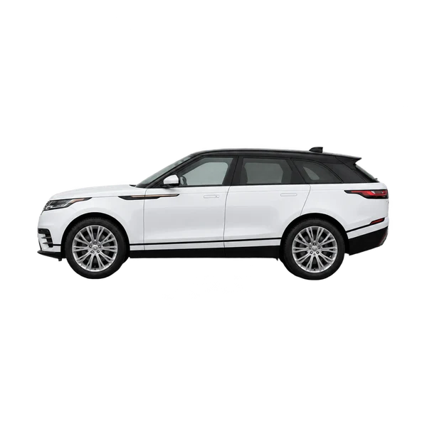 Land Rover Range Rover Velar 2017 blanc, vue côté (vers la gauche)