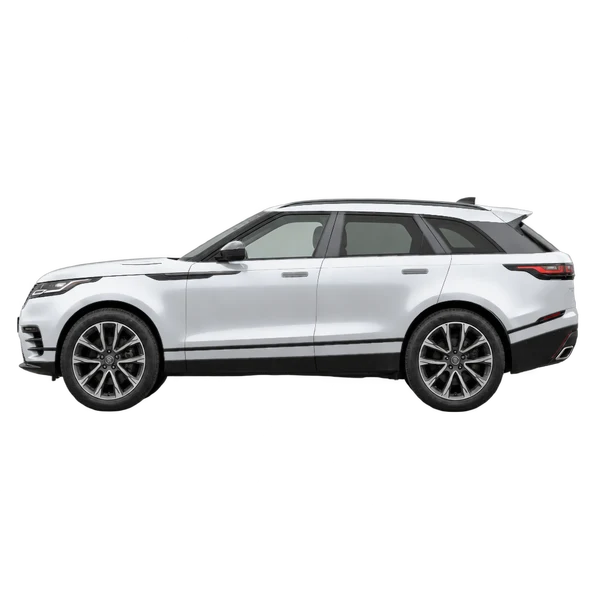Land Rover Range Rover Velar 2018 argent, vue côté (vers la gauche)